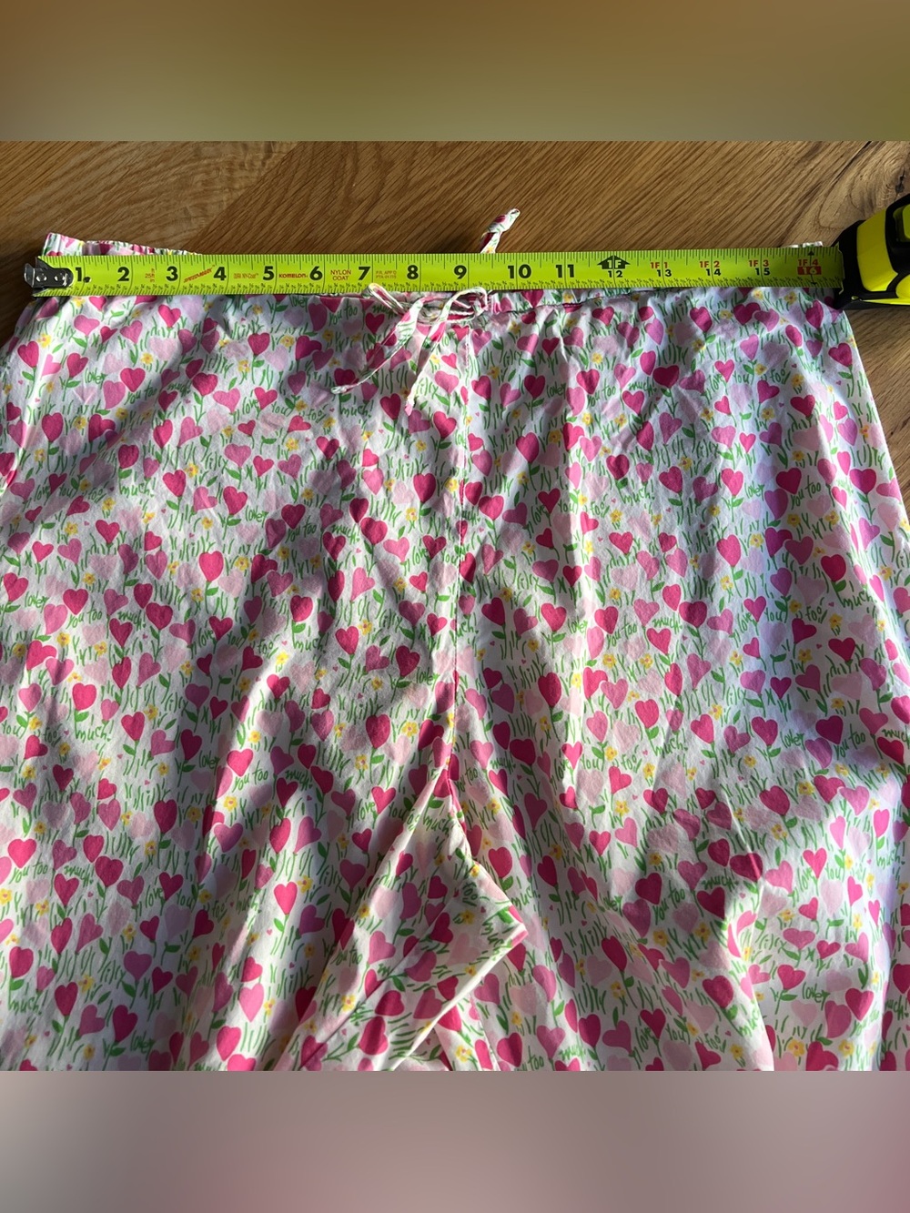 LILLY PULITZER “LOVE YOU TOO MUCH” PAJAMA SET, SIZE L. - Picture 15 of 16